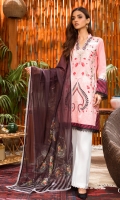 Digital Printed and Embroidered Chikankari Lawn Shirt Digital Printed Lawn Dupatta Dyed Cambric Trouser