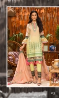 Digital Printed and Embroidered Chikankari Lawn Shirt Digital Printed Lawn Dupatta Dyed Cambric Trouser