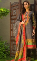 Embroidered Khaddar Unstitched 3 Piece Suit