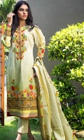 Embroidered Khaddar Unstitched 3 Piece Suit