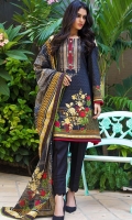 Embroidered Khaddar Unstitched 3 Piece Suit