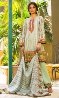 Embroidered Khaddar Unstitched 3 Piece Suit