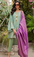 Shirt: - Jacquard Cambric Dupatta / Shawl: - Jacquard Trouser: - Dyed Cambric