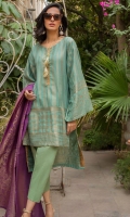 Shirt: - Jacquard Cambric Dupatta / Shawl: - Jacquard Trouser: - Dyed Cambric