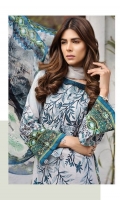 Lawn Embroidered Front  Lawn Printed Back  Lawn Printed Sleeves  Lawn Printed Border for Front  Crinkle Chiffon Printed Dupatta  Plain Trouser