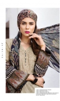 LAWN EMBROIDERED FRONT LAWN PRINTED BACK LAWN PRINTED SLEEVES LAWN EMBROIDERED BORDER FOR FRONT CRINKLE CHIFFON PRINTED DUPATTA PLAIN TROUSER
