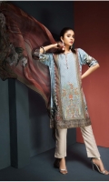 Dull Silk Digital Printed Front (100% Viscous) Embroidered Panel for Front Dull Silk Digital Printed Back (100% Viscous) Dull Silk Digital Printed Sleeves (100% Viscous) Printed Border for Front Crinkle Chiffon Printed Dupatta Dyed Trouser Dull Silk Digital Printed Front (100% Viscous) Embroidered Panel for Front Dull Silk Digital Printed Back (100% Viscous) Dull Silk Digital Printed Sleeves (100% Viscous) Printed Border for Front Crinkle Chiffon Printed Dupatta Dyed Trouser