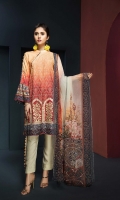 Dull Silk Print Embroidered Front (100% Viscous) Dull Silk Digital Printed Back (100% Viscous) Dull Silk Digital Printed Sleeves (100% Viscous) Printed Border for Front Crinkle Chiffon Printed Dupatta Dyed Trouser Dull Silk Print Embroidered Front (100% Viscous) Dull Silk Digital Printed Back (100% Viscous) Dull Silk Digital Printed Sleeves (100% Viscous) Printed Border for Front Crinkle Chiffon Printed Dupatta Dyed Trouser