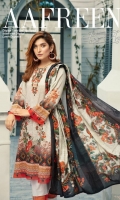 Digital Twist Embroidered Lawn With Digital Lawn Dupatta