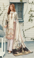 Digital Twist Embroidered Lawn With Digital Lawn Dupatta