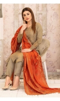 Lawn Broshia Shirt Lawn Broshia Trouser  Cotton Dupatta