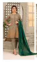 Lawn Broshia Shirt Lawn Broshia Trouser  Cotton Dupatta