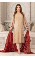 Lawn Broshia Shirt Lawn Broshia Trouser  Cotton Dupatta