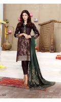 Lawn Broshia Shirt Lawn Broshia Trouser  Cotton Dupatta