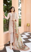 Digital Print Embroidered Lawn Digital Lawn Dupatta Plain Trouser