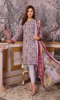 Digital Embroidered Lawn Digital Lawn Dupatta Plain Trouser