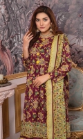 Digital Embroidered Lawn Digital Lawn Dupatta Plain Trouser