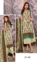 Digital Embroidered Lawn Digital Lawn Dupatta Plain Trouser