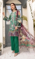 Three Piece Embroidered Swiss Lawn Suit