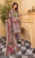 Print Embroidery Lawn Print Chiffon Dupatta Plain trouser