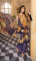 Print Embroidery Lawn Print Chiffon Dupatta Plain trouser
