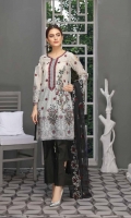 - Embroidered Cotton Shirts  - Embroidered Chiffon Dupattas  - Plain Dyed Shalwar
