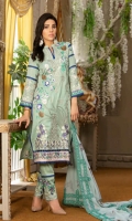 EMBROIDERY SWISS LAWN SHIRT EMBROIDERY SHEFOON DUP EMBROIDERY TROUSER