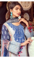 Shirt: Printed Lawn Dupatta: Printed Lawn Trouser: Dyed Cotton  EMBROIDERY: Embroidered Gala on Shirt Embroidered Border on Trouser
