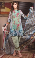 Shirt: - Embroidered Cotton Dupatta: - Printed Lawn Trouser: - Dyed