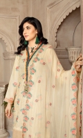 DIGITAL EMBROIDERED KARANDI KAMEEZ KARANDI DYED TROUSER  EMBROIDERED CHIFFON DUPATTA