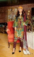 * DIGITAL PRINTED VISCOSE KAMEEZ * DYED VISCOSE TROUSER * DIGITAL PRINTED VISCOSE DUPATTA