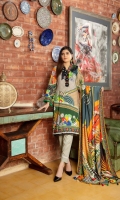 * DIGITAL PRINTED VISCOSE KAMEEZ * DYED VISCOSE TROUSER * DIGITAL PRINTED VISCOSE DUPATTA