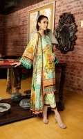 * DIGITAL PRINTED VISCOSE KAMEEZ * DYED VISCOSE TROUSER * DIGITAL PRINTED VISCOSE DUPATTA