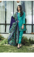 Three Piece Embroidered Cambric Suit