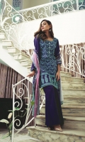 Three Piece Embroidered Cambric Suit