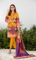 -Printed Lawn Shirt -Printed Lawn Dupatta