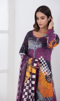 -Printed Lawn Shirt -Printed Lawn Dupatta