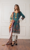 Shirt: - Digital Printed Khaddar Dupatta / Shawl: - Digital Printed Khaddar Shawl Trouser: - Dyed Khaddar