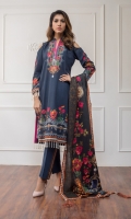 Shirt: - Digital Printed Khaddar Dupatta / Shawl: - Digital Printed Khaddar Shawl Trouser: - Dyed Khaddar