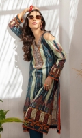 Printed Unstitch Three Pcs Lawn Suit