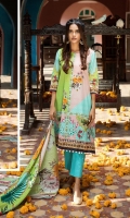 Printed Unstitch Three Pcs Lawn Suit