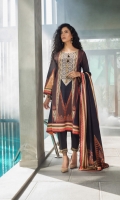 Digital Khadder Shirt 3 Mtr (Embroidered Front ) Digital Khaddar Dupatta 2.5 Mtr Khaddar Plain Trouser 2.5 Mtr