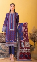 Shirt : Printed Lawn Shirt  Dupatta : Printed Lawn Dupatta. Trouser : Dyed Cambric Trouser