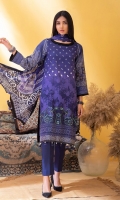Shirt : Printed Lawn Shirt  Dupatta : Printed Lawn Dupatta. Trouser : Dyed Cambric Trouser