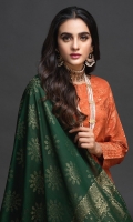 -Jacquard Cambric Dyed Yard Shirt. -Jacquard Dupatta -Cambric Trouser.