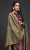 -Jacquard Cambric Dyed Yard Shirt. -Jacquard Dupatta -Cambric Trouser.