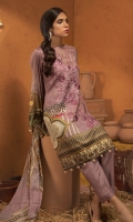 Digital Printed Linen Shirt with embroidered front. Digital Printed Shawl Dupatta Dyed linen trouser.