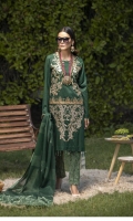 -Jacquard Heavy Embroidered Front. -Jacquard Dupatta -Jamawaar Trouser.