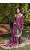-Jacquard Heavy Embroidered Front. -Jacquard Dupatta -Jamawaar Trouser.