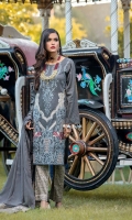 -Jacquard Heavy Embroidered Front. -Jacquard Dupatta -Jamawaar Trouser.